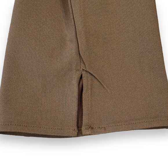 NWOT Denim & Co. Size 16 Olive Smooth Waist Ankle Pants - Picture 2 of 6